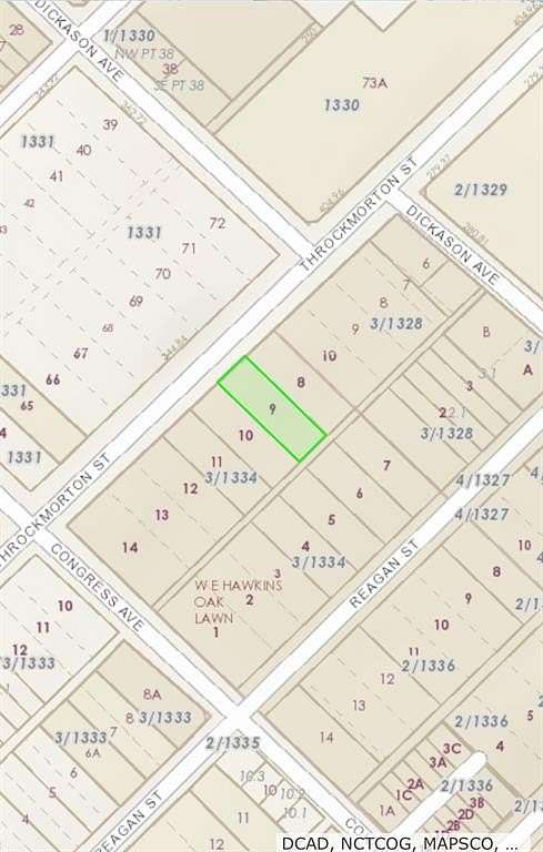 0.17 Acres of Residential Land for Sale in Dallas, Texas