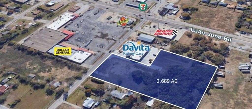 2.69 Acres of Commercial Land for Sale in Balch Springs, Texas