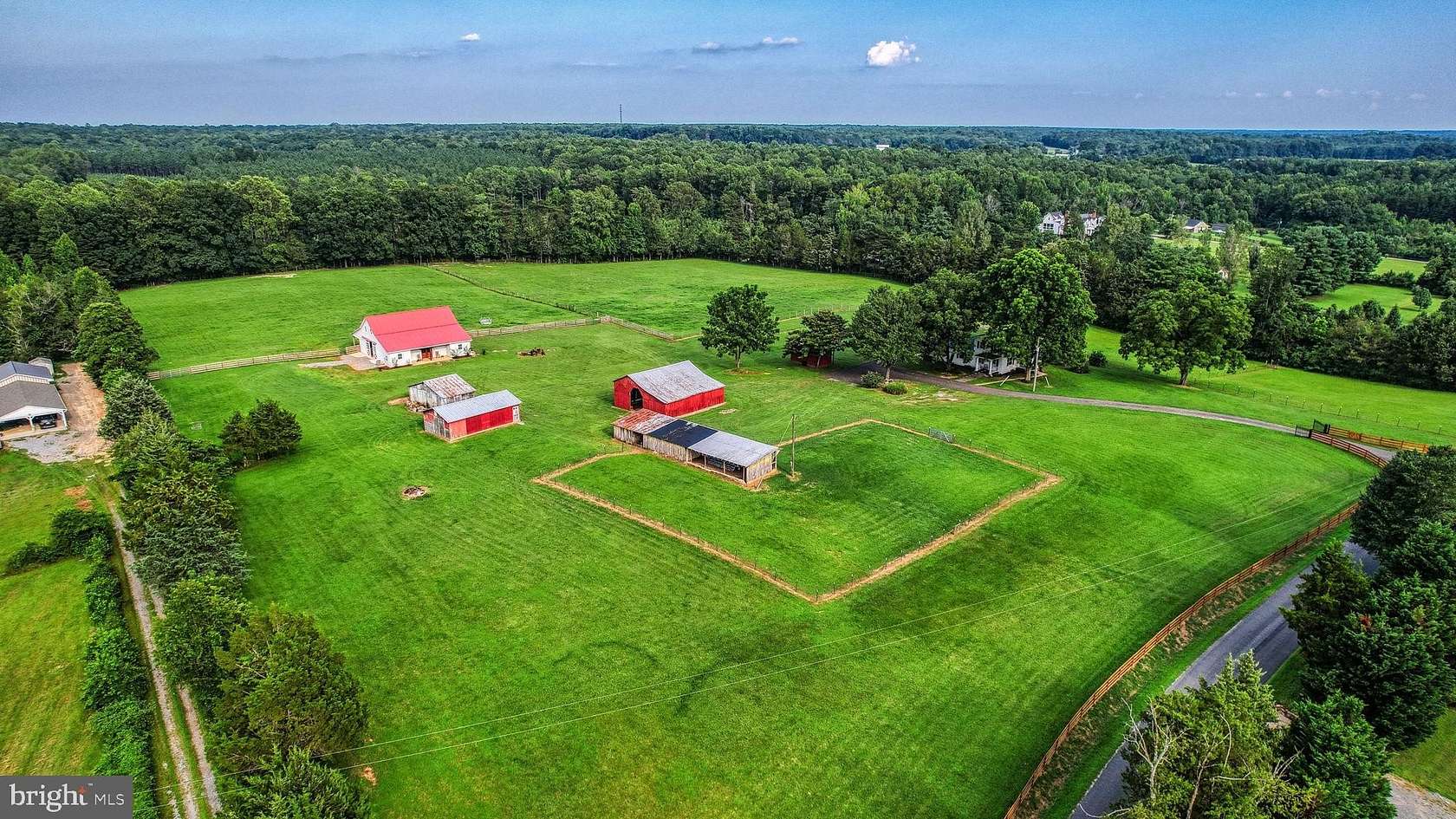 12.2 Acres of Land with Home for Sale in Beaverdam, Virginia