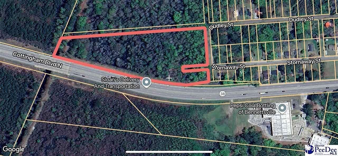 10.9 Acres of Land for Sale in Bennettsville, South Carolina