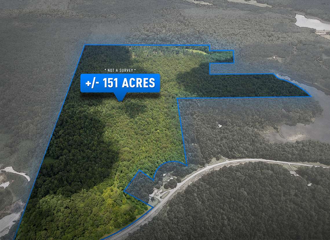 151 Acres of Land for Sale in Blue Springs, Mississippi