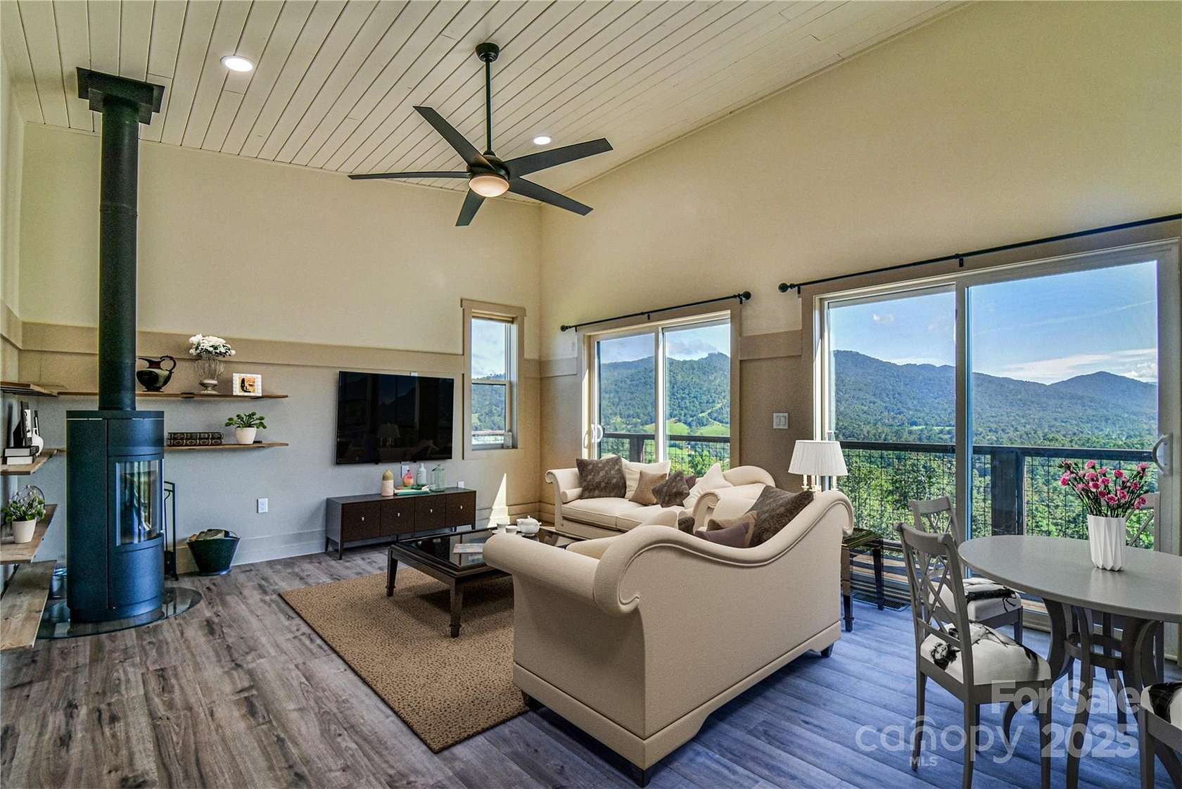 21 Acres of Recreational Land with Home for Sale in Weaverville, North Carolina