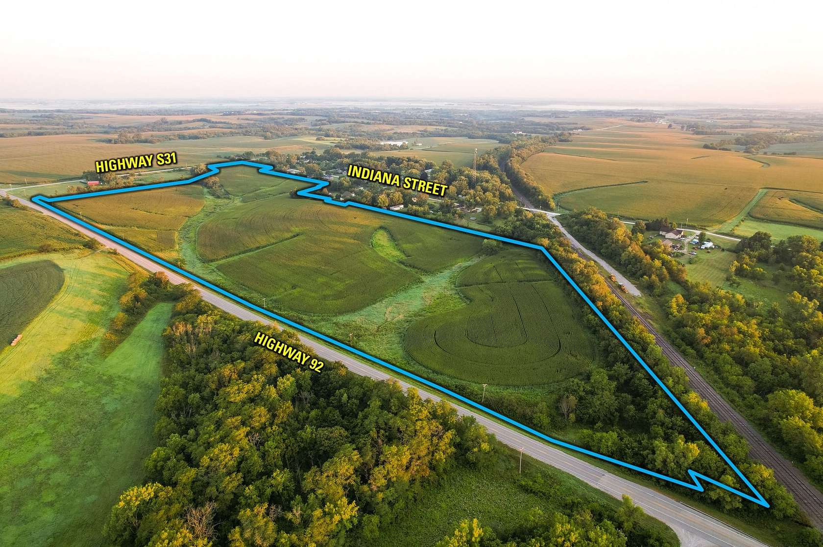 51.8 Acres of Recreational Land & Farm for Sale in Pleasantville, Iowa