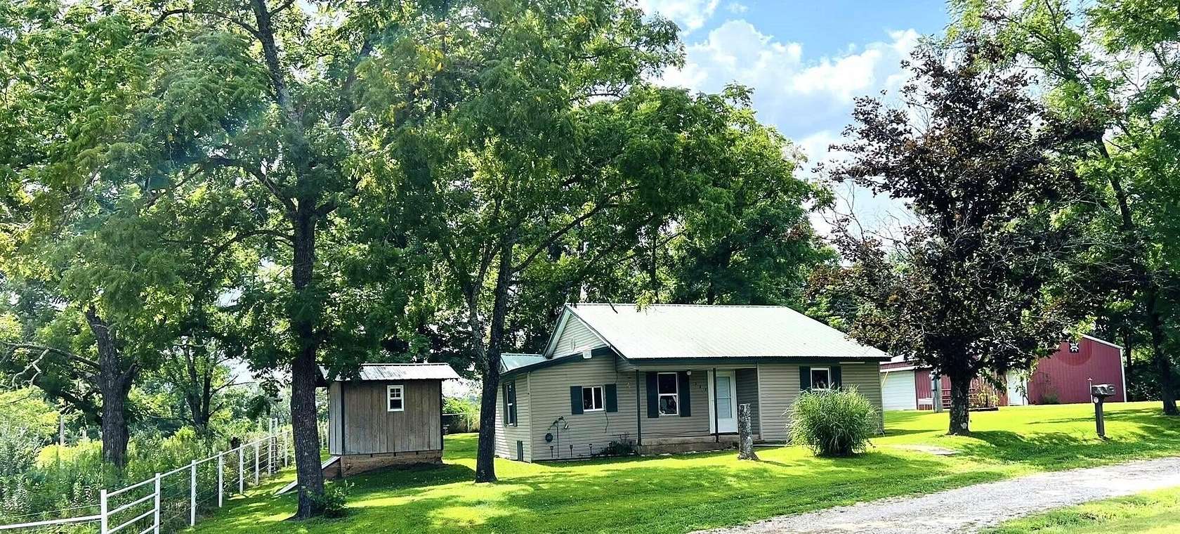 3.9 Acres of Residential Land with Home for Sale in Summersville, Missouri