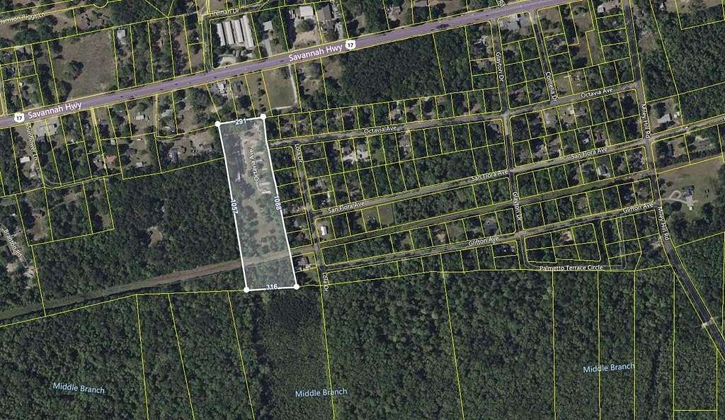 7.4 Acres of Residential Land for Sale in Ravenel, South Carolina