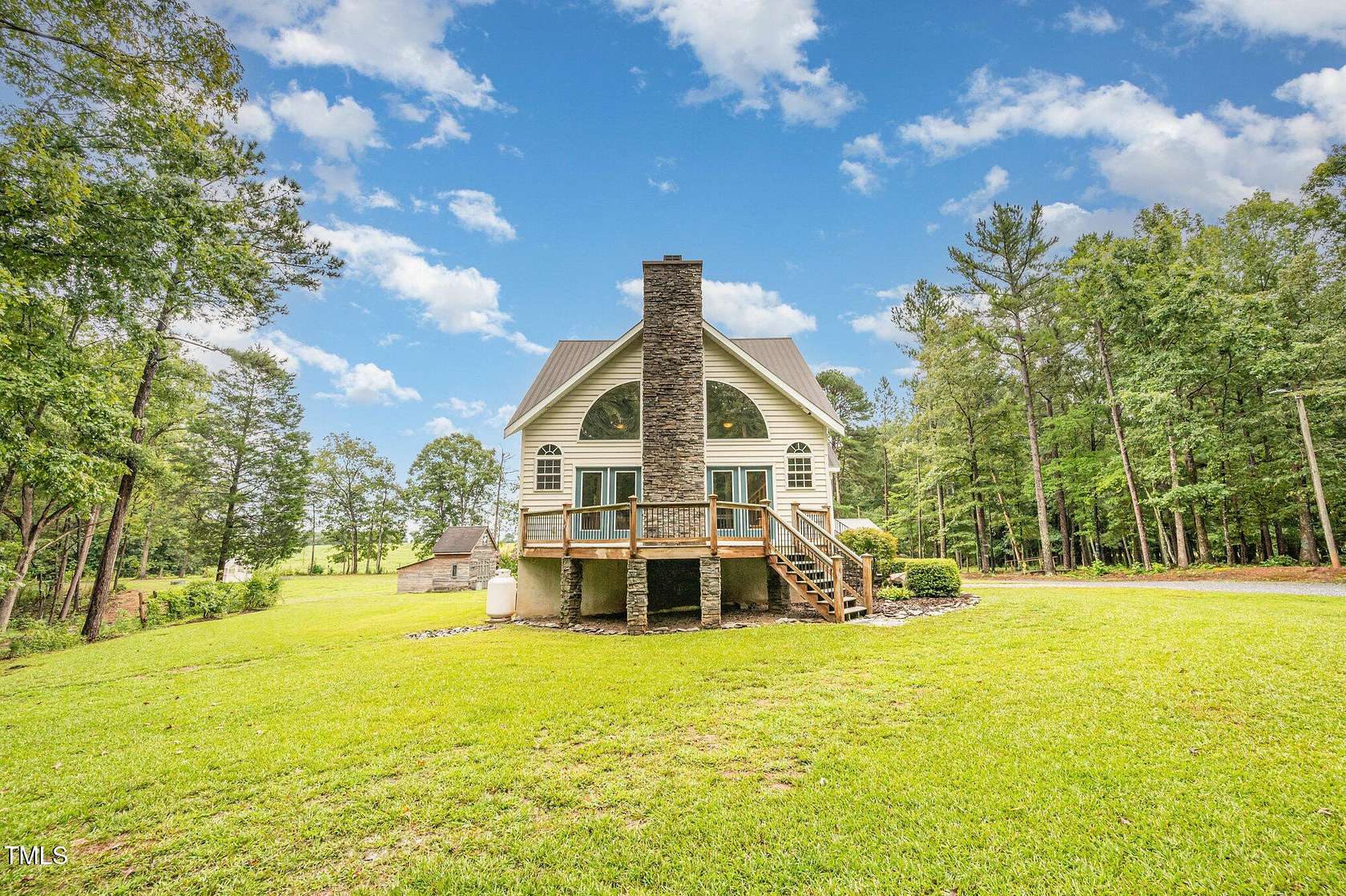 6.9 Acres of Residential Land with Home for Sale in Goldston, North Carolina