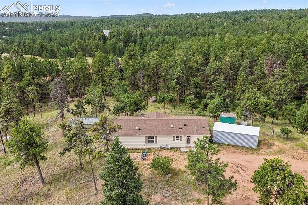 4.3 Acres of Residential Land with Home for Sale in Florissant, Colorado