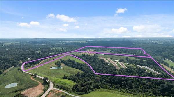 114 Acres of Recreational Land for Sale in Lowell, Arkansas