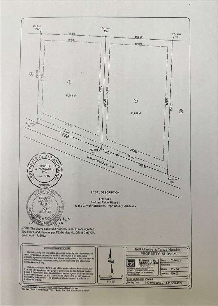 0.81 Acres of Land for Sale in Russellville, Arkansas