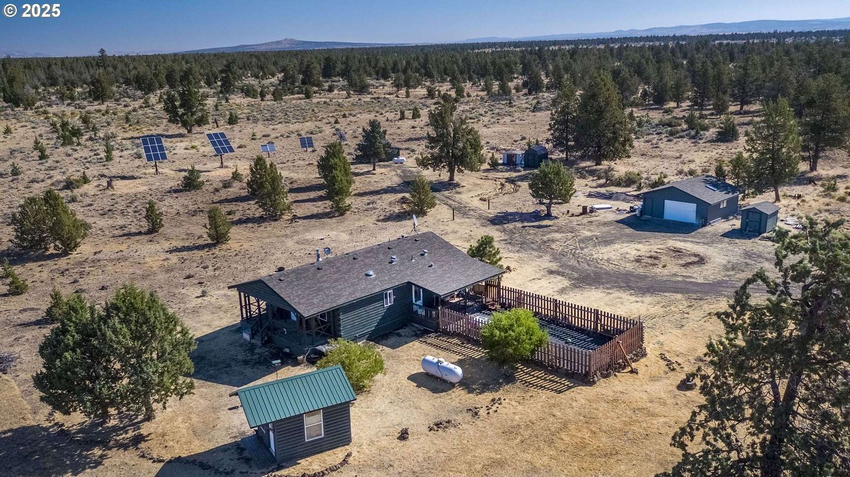 119 Acres of Recreational Land with Home for Sale in Culver, Oregon