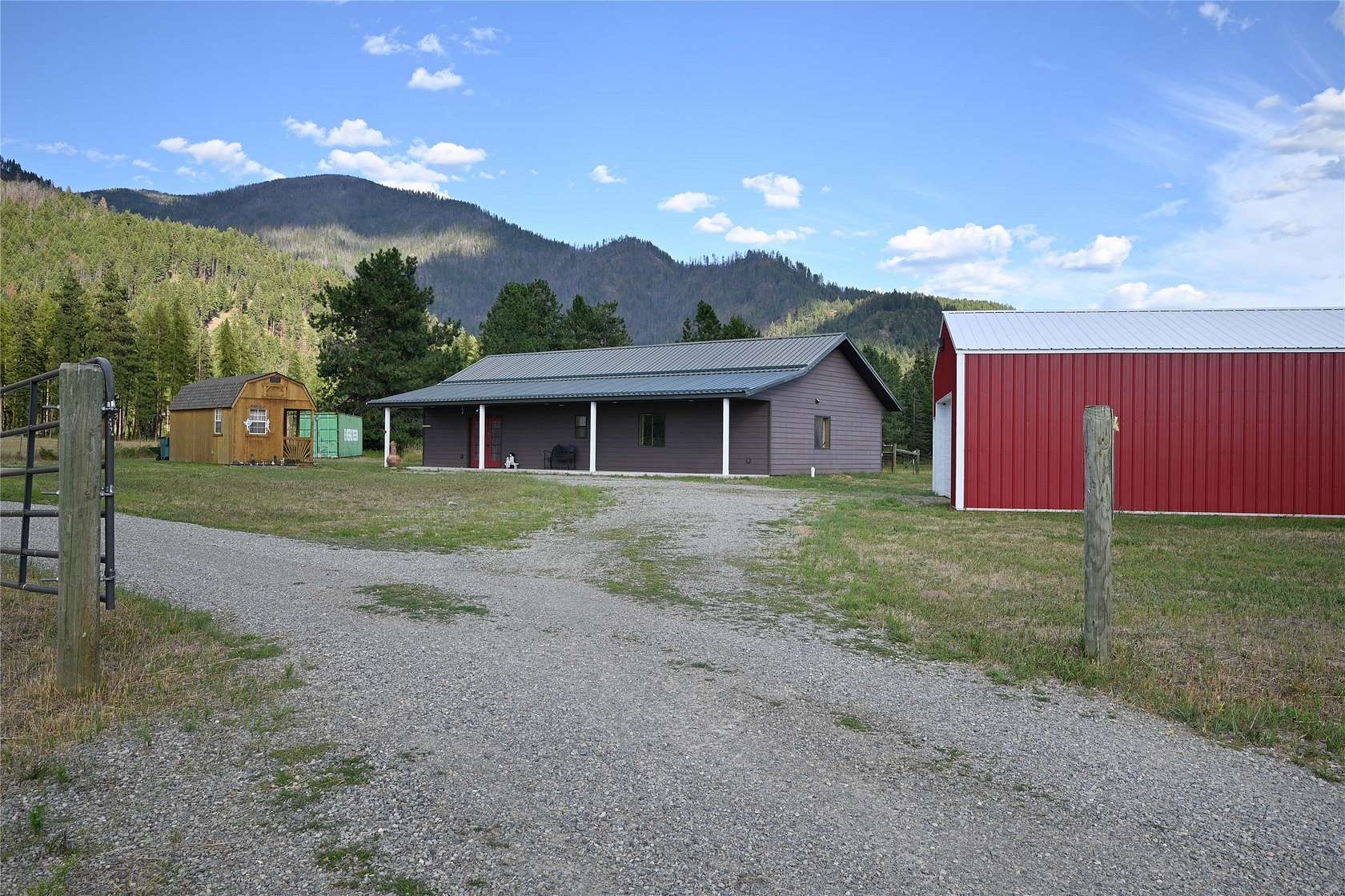 5 Acres of Residential Land with Home for Sale in Thompson Falls, Montana