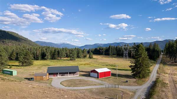 5 Acres of Residential Land with Home for Sale in Thompson Falls, Montana