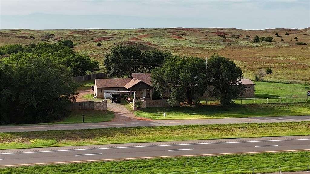 2.5 Acres of Land with Home for Sale in Foss, Oklahoma