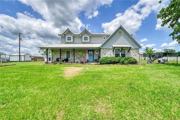 10.5 Acres of Land with Home for Sale in Madisonville, Texas