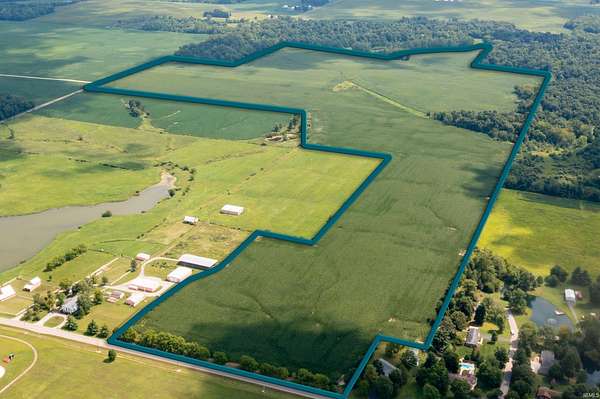 140 Acres of Agricultural Land for Sale in Upland, Indiana