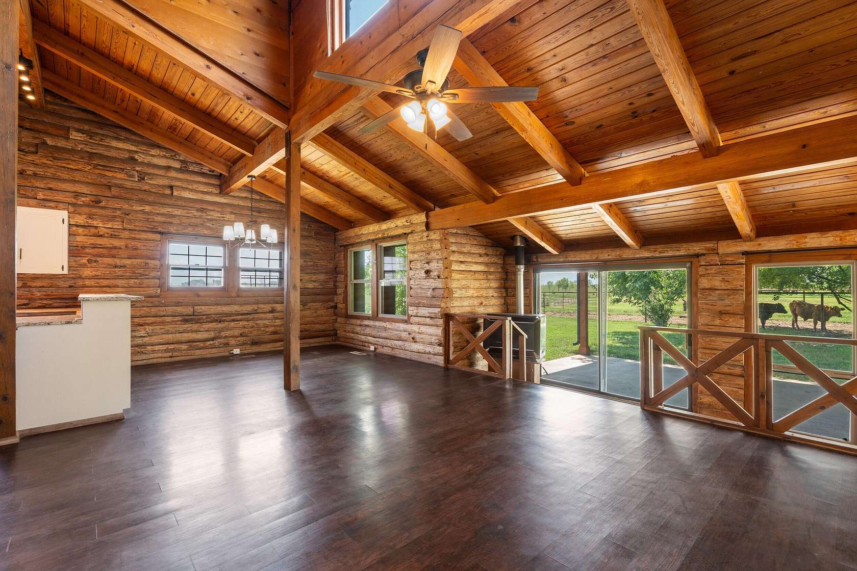 8.29 Acres of Land with Home for Sale in Big Cabin, Oklahoma