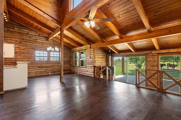 8.29 Acres of Land with Home for Sale in Big Cabin, Oklahoma