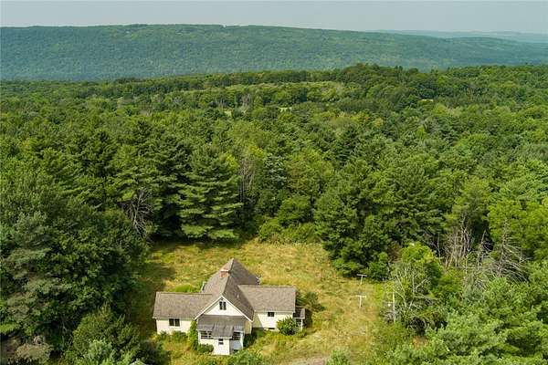 12.3 Acres of Land with Home for Sale in Springwater, New York