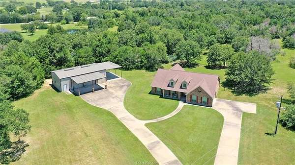 16 Acres of Land with Home for Sale in Madisonville, Texas