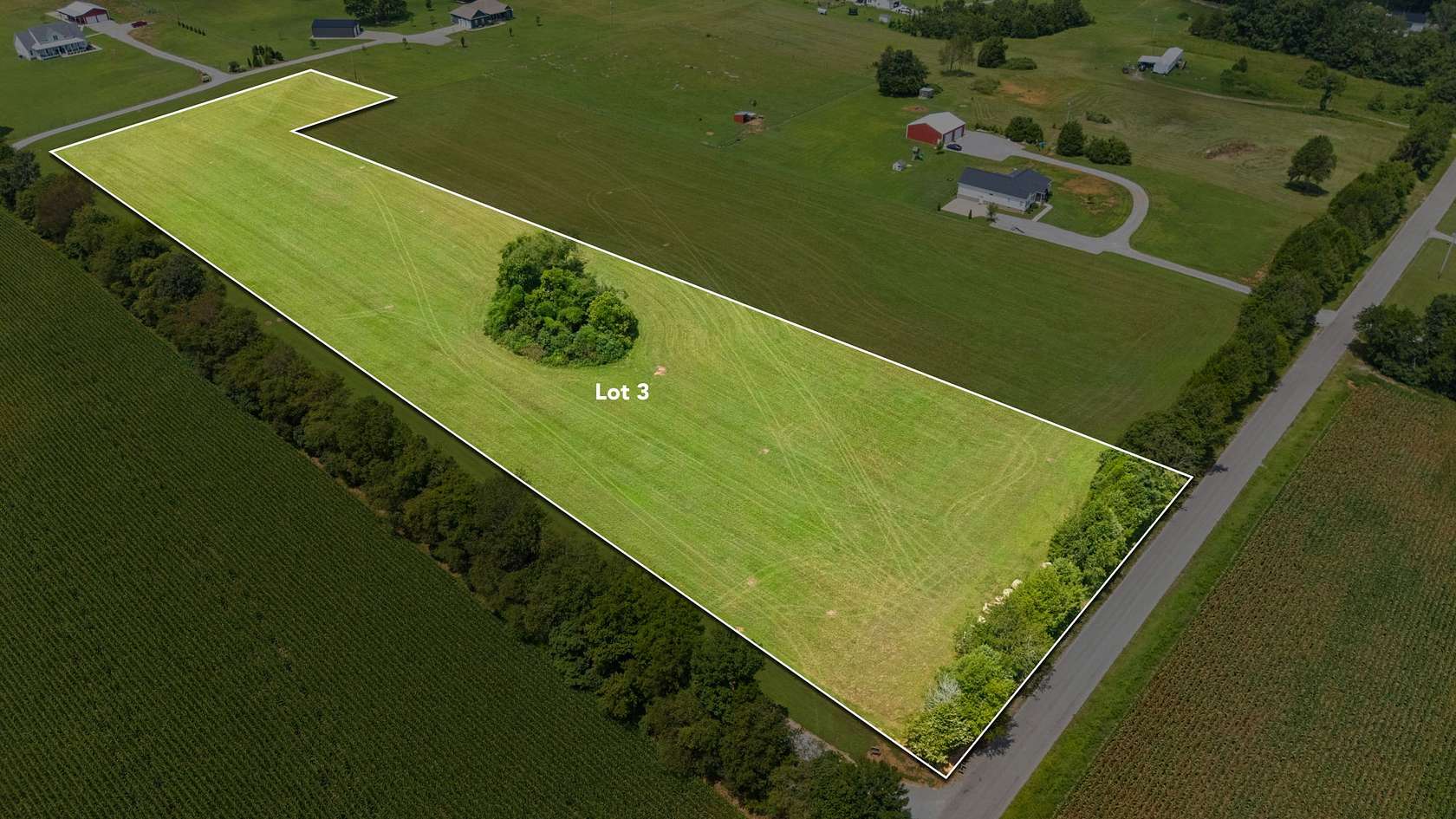 5.5 Acres of Residential Land for Sale in Lewisburg, Tennessee