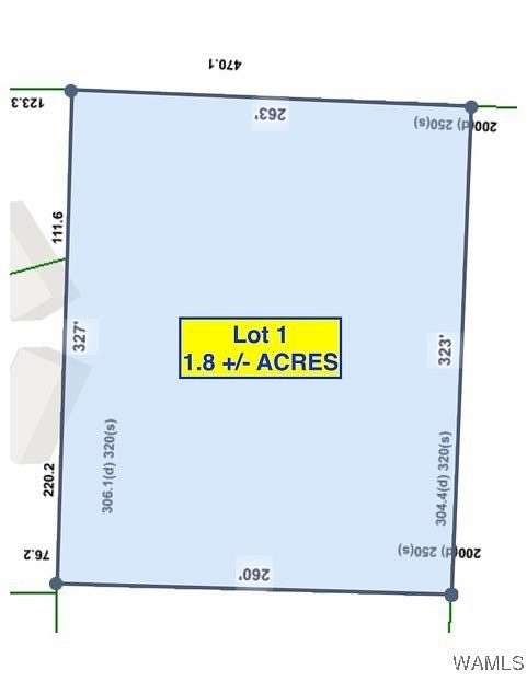 1.8 Acres of Residential Land for Sale in Tuscaloosa, Alabama