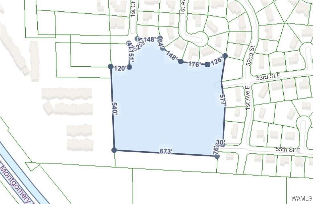 10.2 Acres of Land for Sale in Tuscaloosa, Alabama