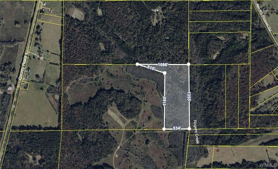 13.5 Acres of Recreational Land for Sale in Uniontown, Alabama