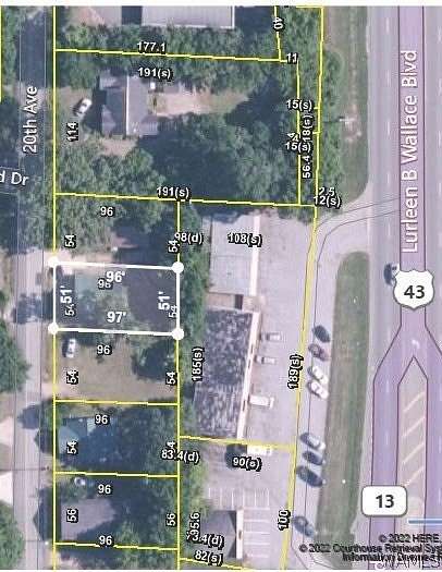 0.11 Acres of Commercial Land for Sale in Northport, Alabama