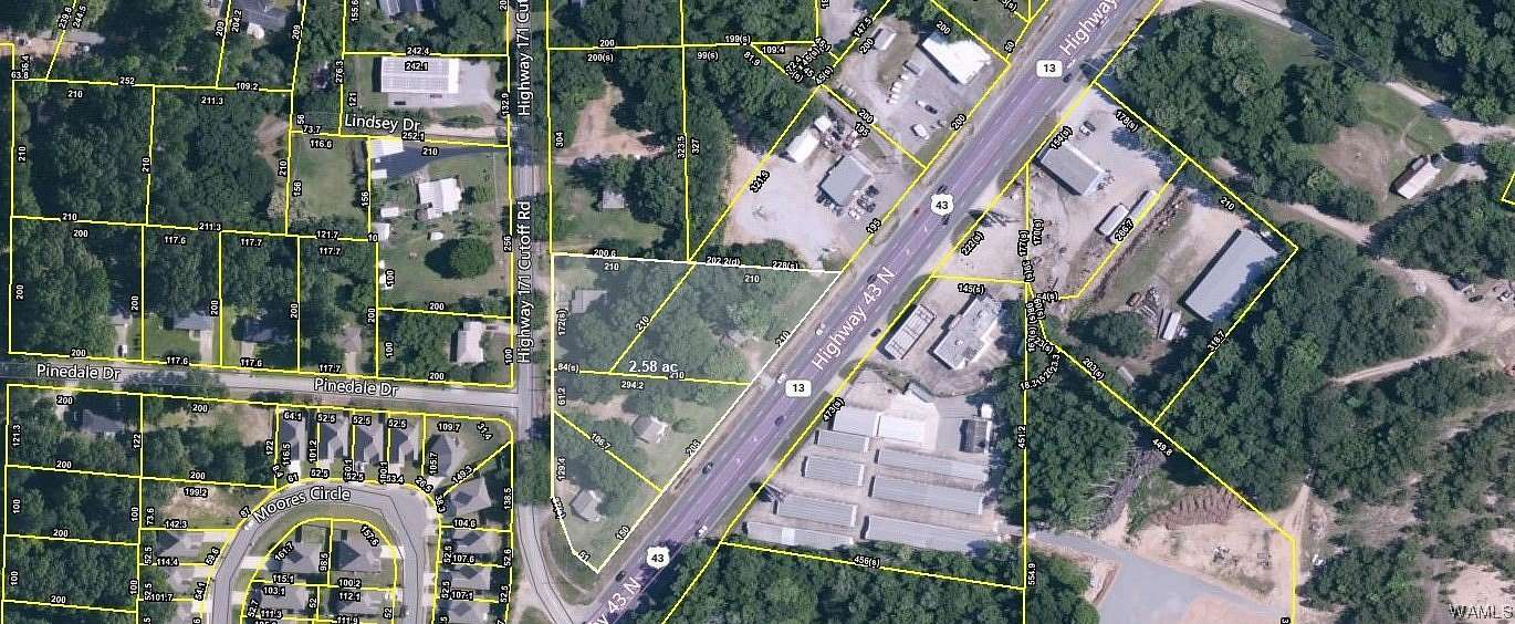 2.6 Acres of Commercial Land for Sale in Northport, Alabama