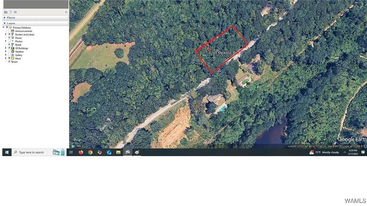2 Acres of Residential Land for Sale in Trussville, Alabama