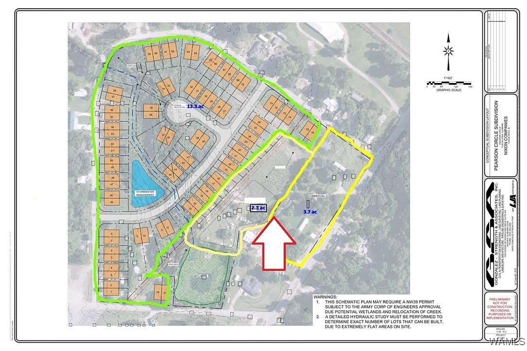 6 Acres of Commercial Land for Sale in Tuscaloosa, Alabama