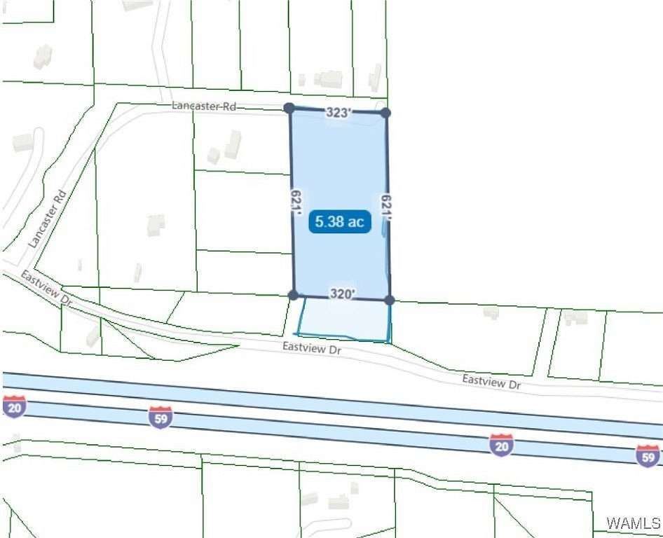 5.5 Acres of Land for Sale in Cottondale, Alabama