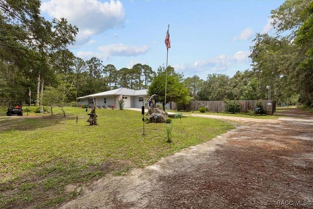 4.4 Acres of Residential Land with Home for Sale in Yankeetown, Florida