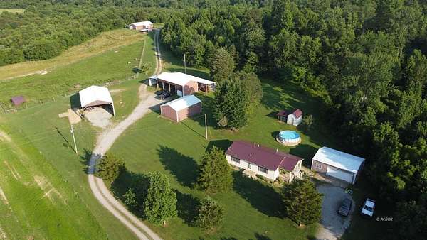 91 Acres of Land with Home for Sale in Bidwell, Ohio