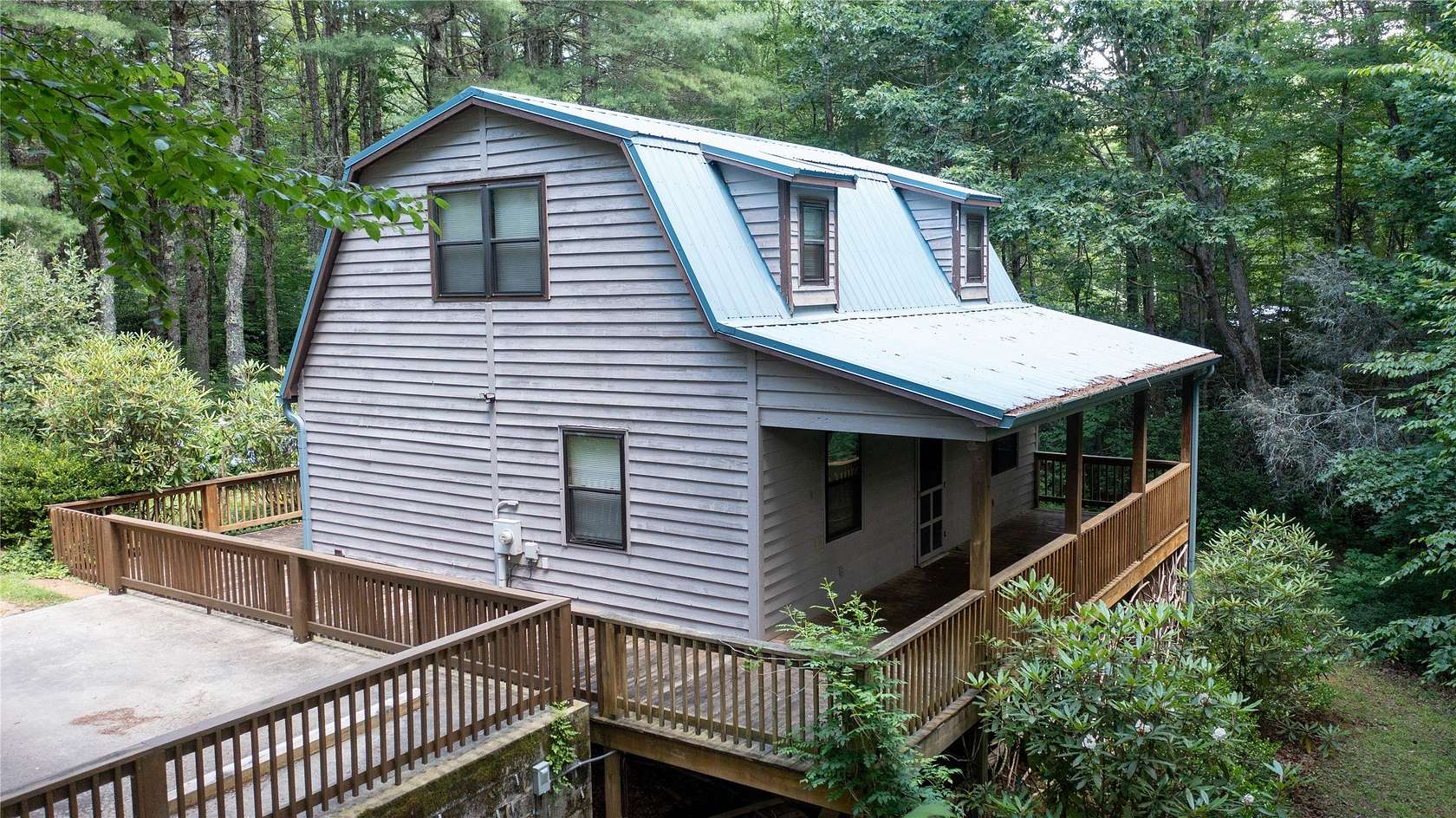 2.13 Acres of Land with Home for Sale in Cullowhee, North Carolina