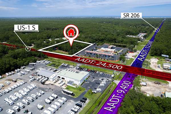 2.26 Acres of Commercial Land for Sale in St. Augustine, Florida