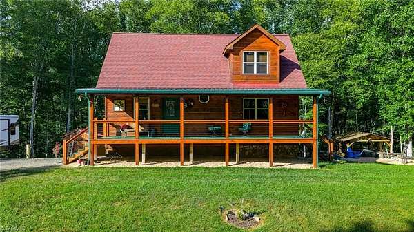 2.1 Acres of Residential Land with Home for Sale in Piney Creek, North Carolina