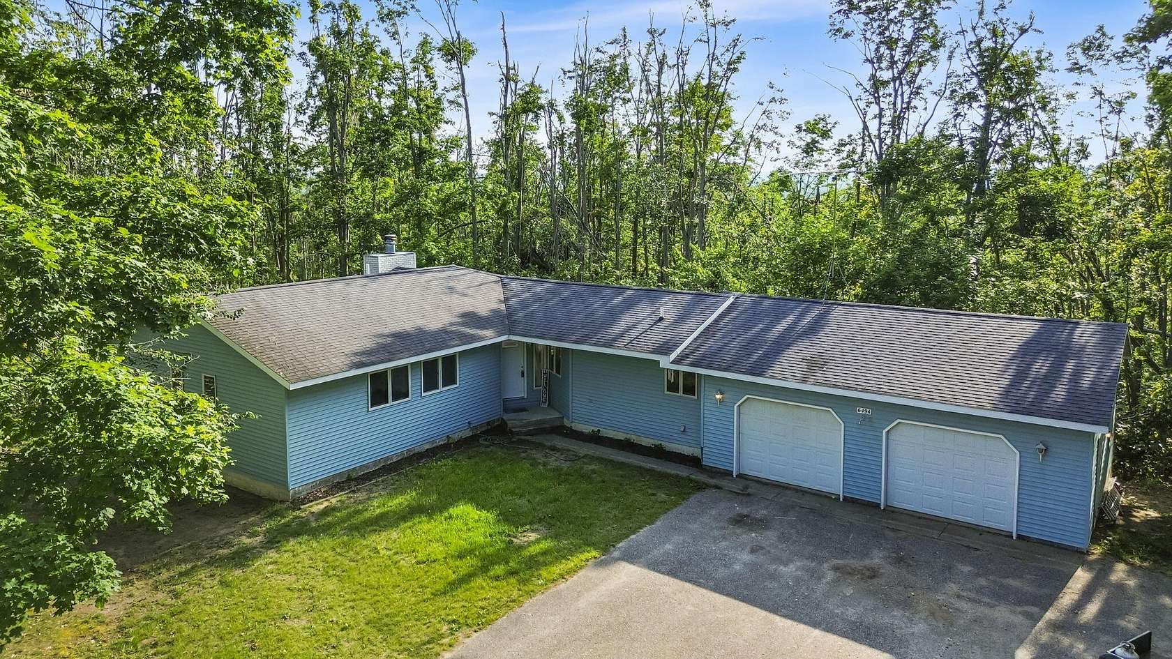 4 Acres of Residential Land with Home for Sale in Vanderbilt, Michigan