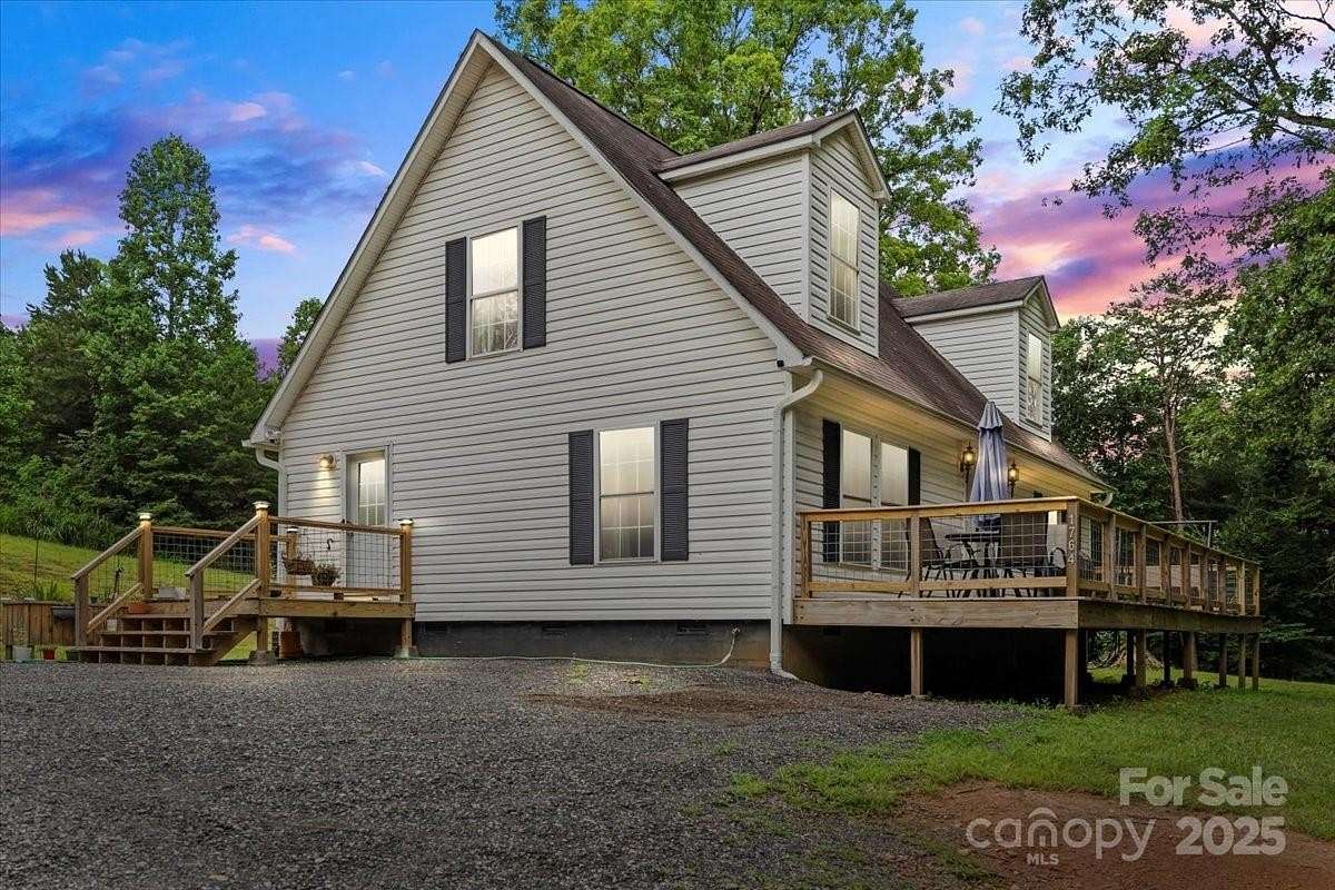 7.74 Acres of Residential Land with Home for Sale in Connelly Springs, North Carolina