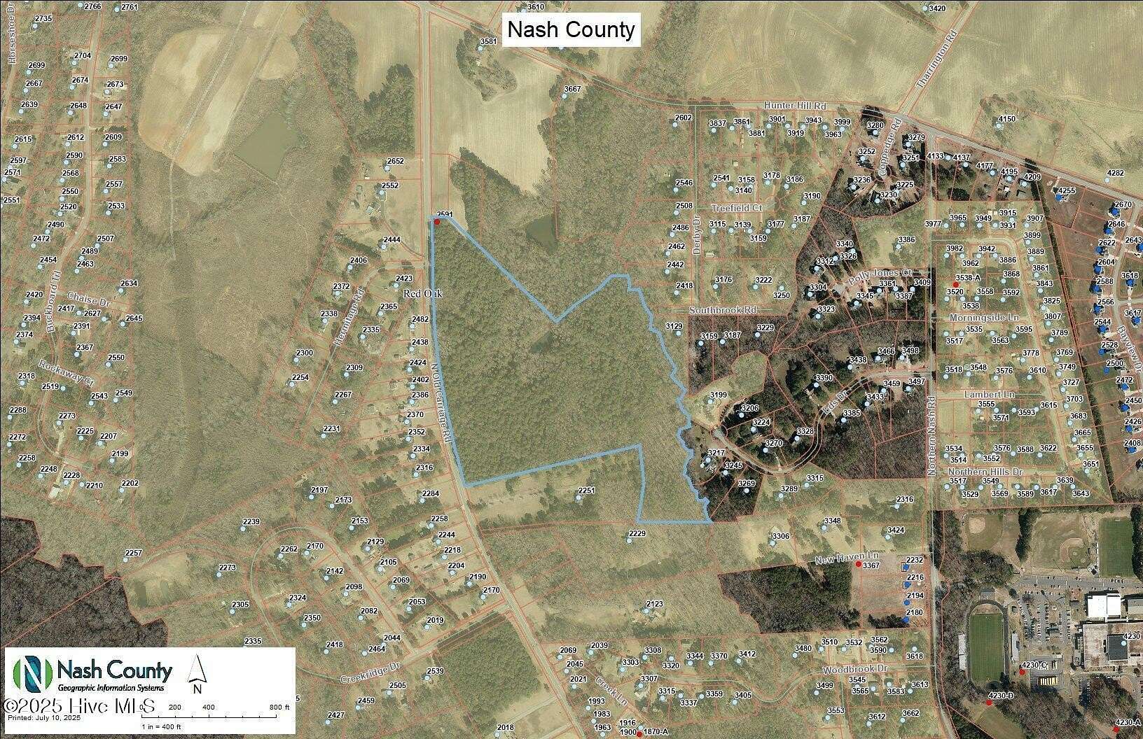 38.8 Acres of Recreational Land for Sale in Red Oak, North Carolina