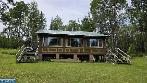 40 Acres of Recreational Land with Home for Sale in Crane Lake, Minnesota