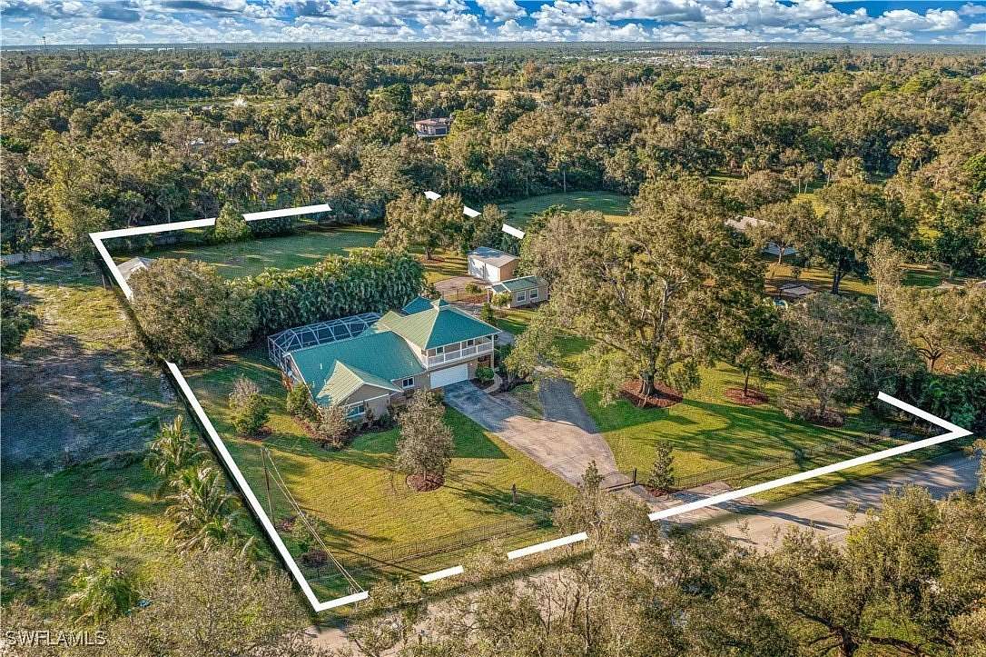 1.73 Acres of Residential Land with Home for Sale in Fort Myers, Florida