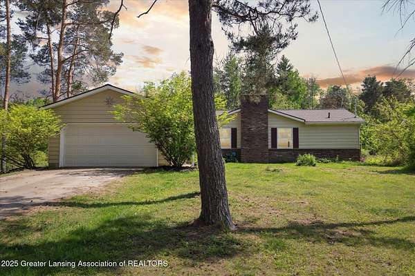 2 Acres of Residential Land with Home for Sale in Sunfield, Michigan