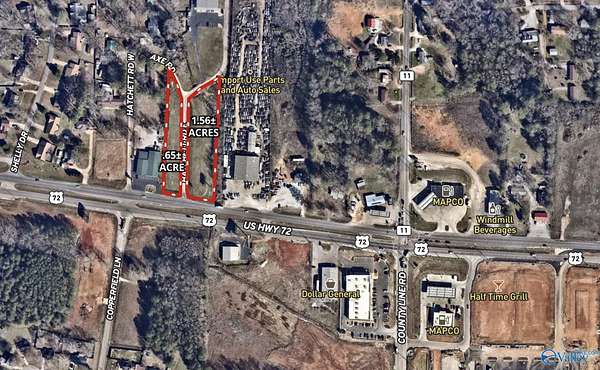 0.65 Acres of Commercial Land for Sale in Madison, Alabama