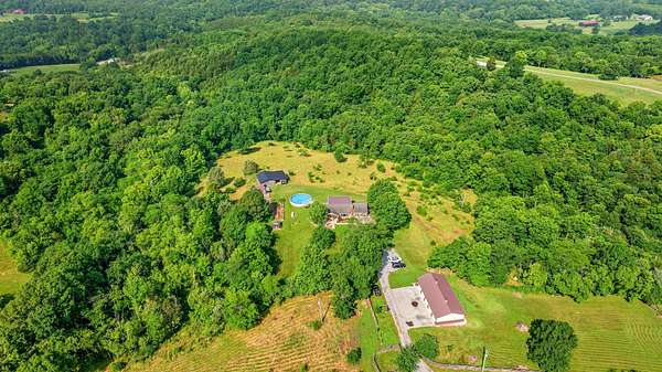 24.4 Acres of Land with Home for Sale in Alexandria, Kentucky
