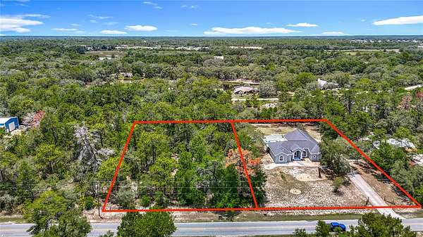 2.19 Acres of Residential Land with Home for Sale in Weeki Wachee, Florida
