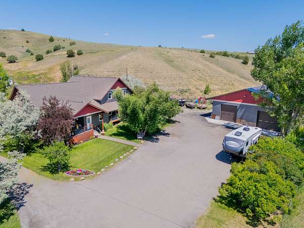 17.7 Acres of Land with Home for Sale in Garrison, Montana