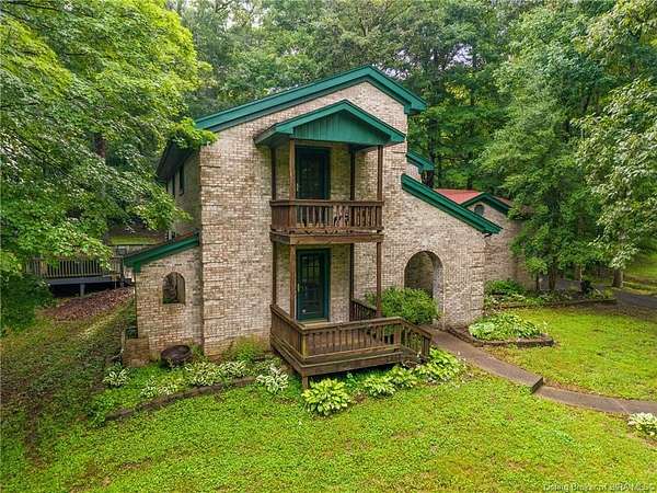 2.3 Acres of Residential Land with Home for Sale in Scottsburg, Indiana