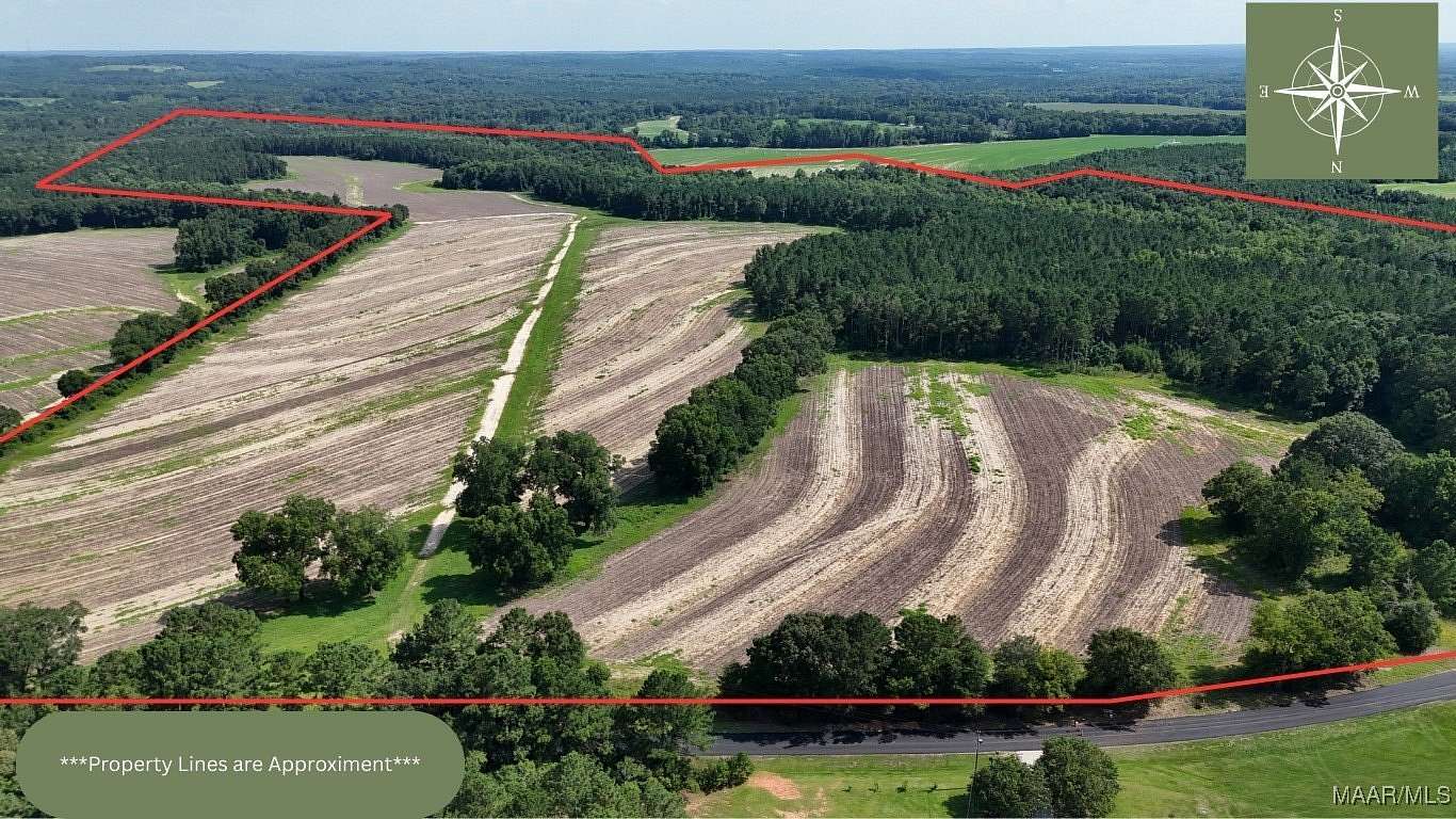 217 Acres of Recreational Land & Farm for Sale in Ariton, Alabama