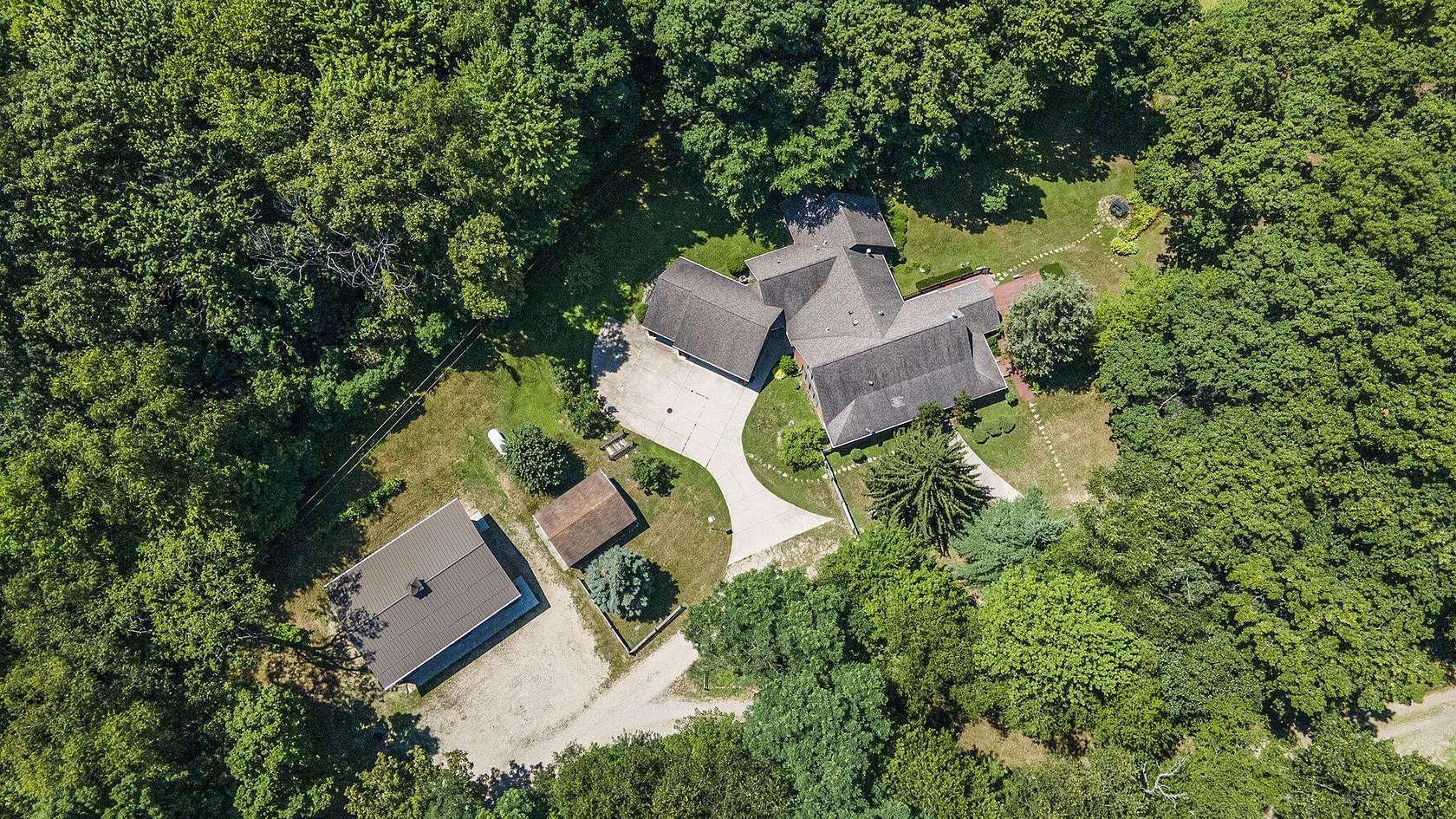 2.57 Acres of Residential Land with Home for Sale in Plainwell, Michigan